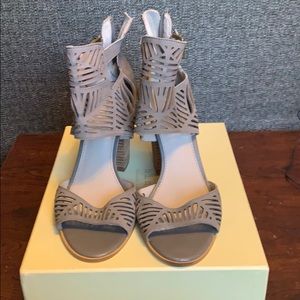 Hinge Block Heel Sandal